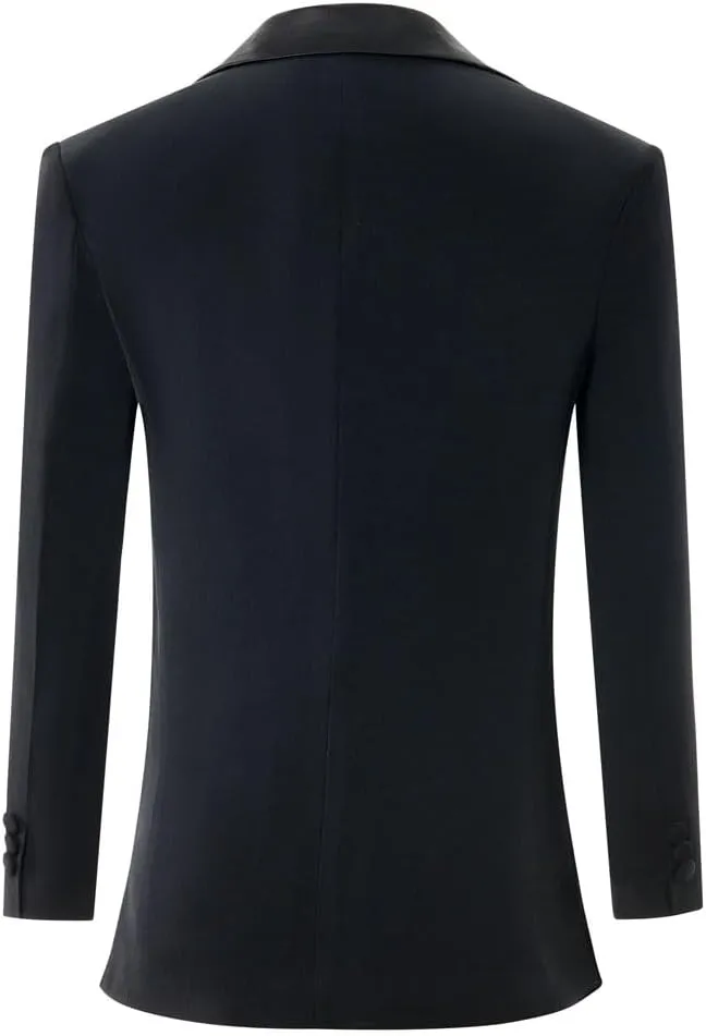 3 PC Women Suit for Work Professional Womens Tuxedo Suit Set Business Suit Blazer Vest Pants