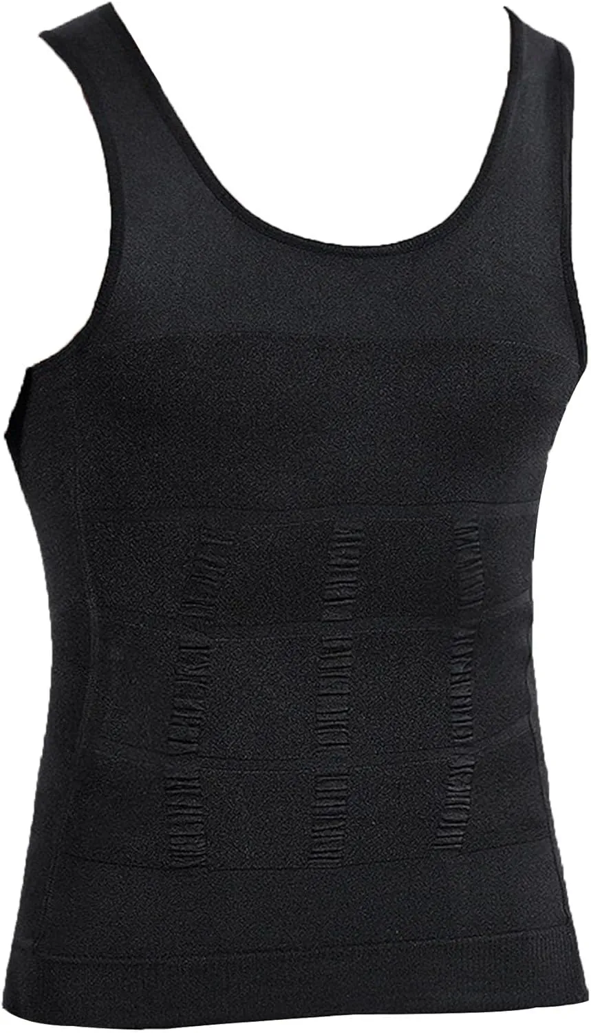 5 Pack Mens Compression Shirts Short Sleeve Athletic Workout T-Shirts Shapewear Undershirts Running T-Shirt Tops
