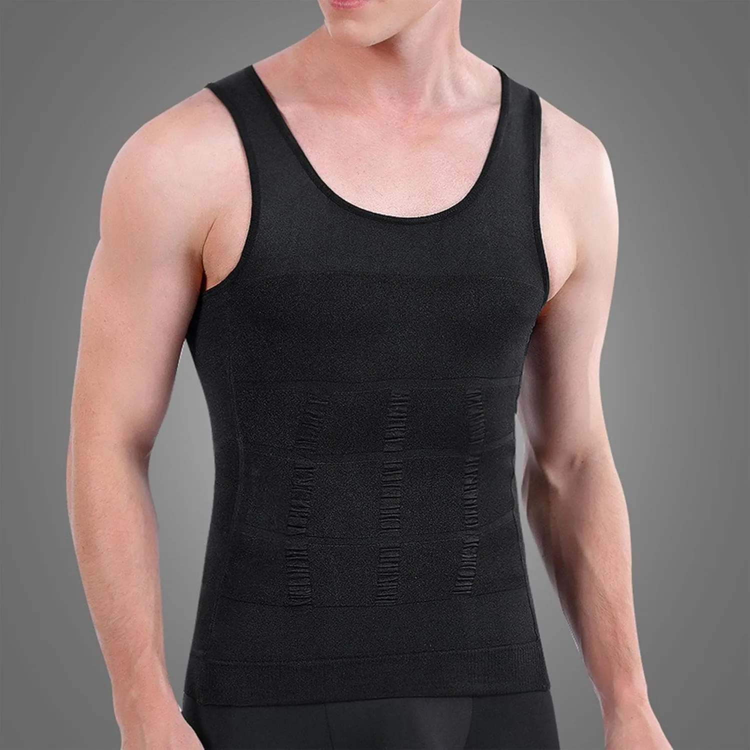 5 Pack Mens Compression Shirts Short Sleeve Athletic Workout T-Shirts Shapewear Undershirts Running T-Shirt Tops