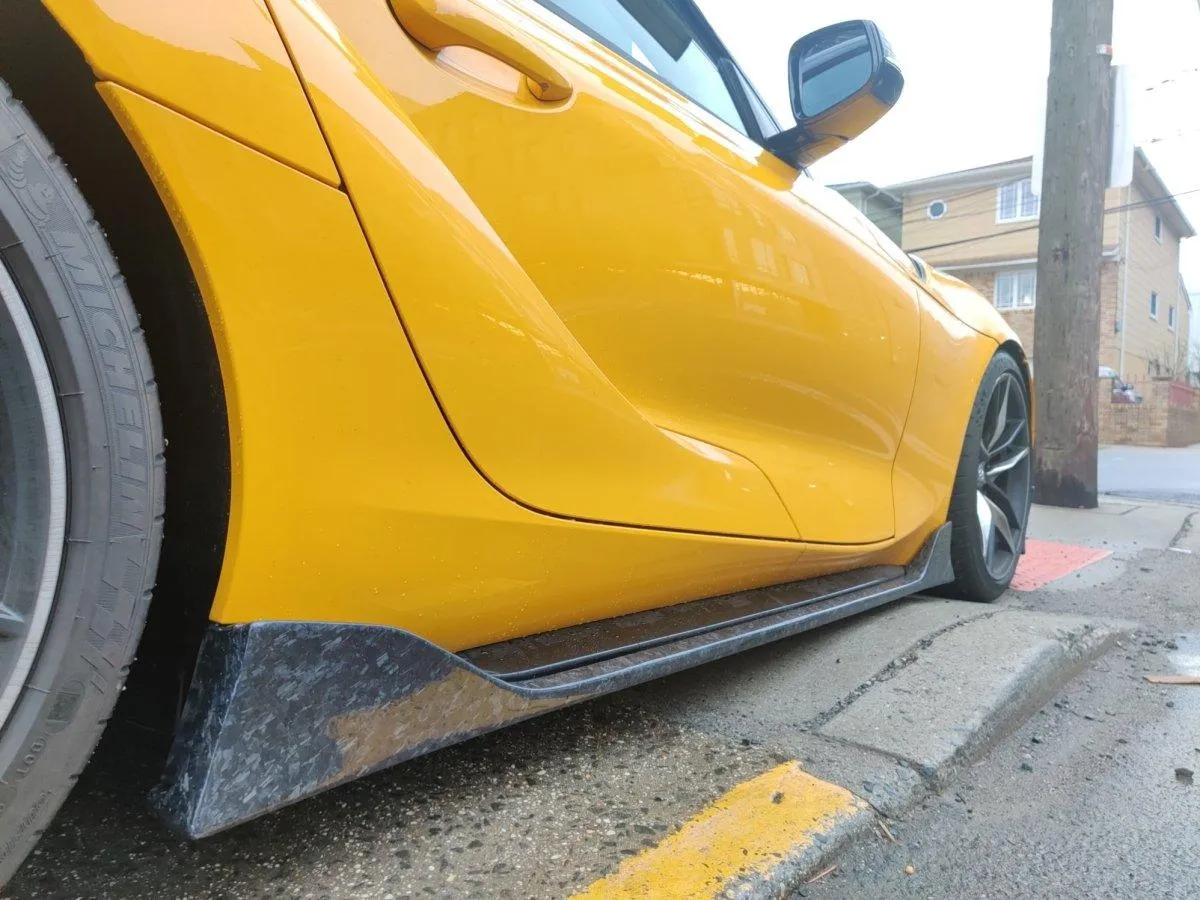 Aero Republic Carbon Fiber Side Skirts AG Style For Toyota Supra A90 GR