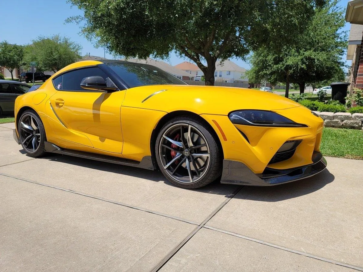 Aero Republic Carbon Fiber Side Skirts AG Style For Toyota Supra A90 GR