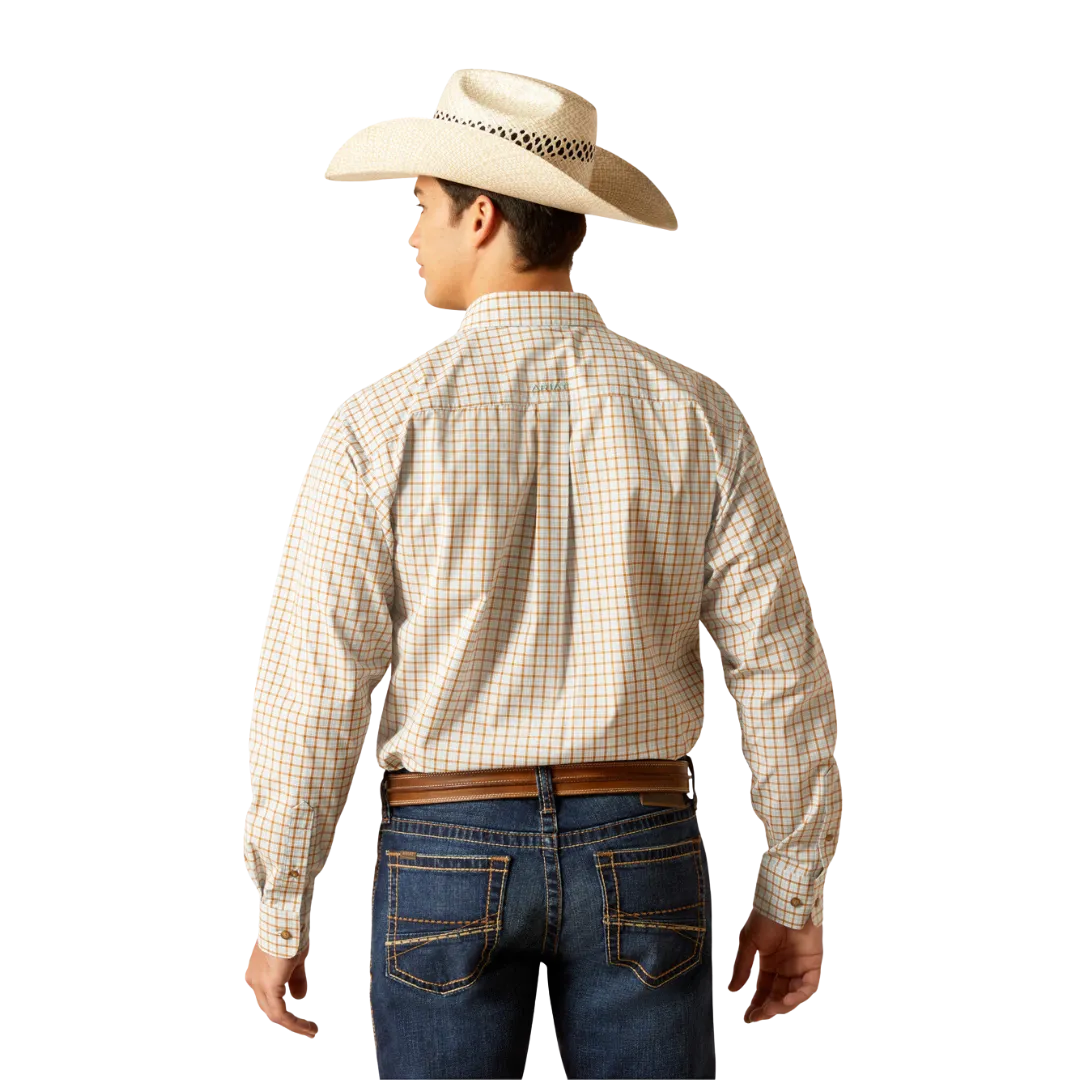 Ariat Men's Pro Eli Turquoise Shirt