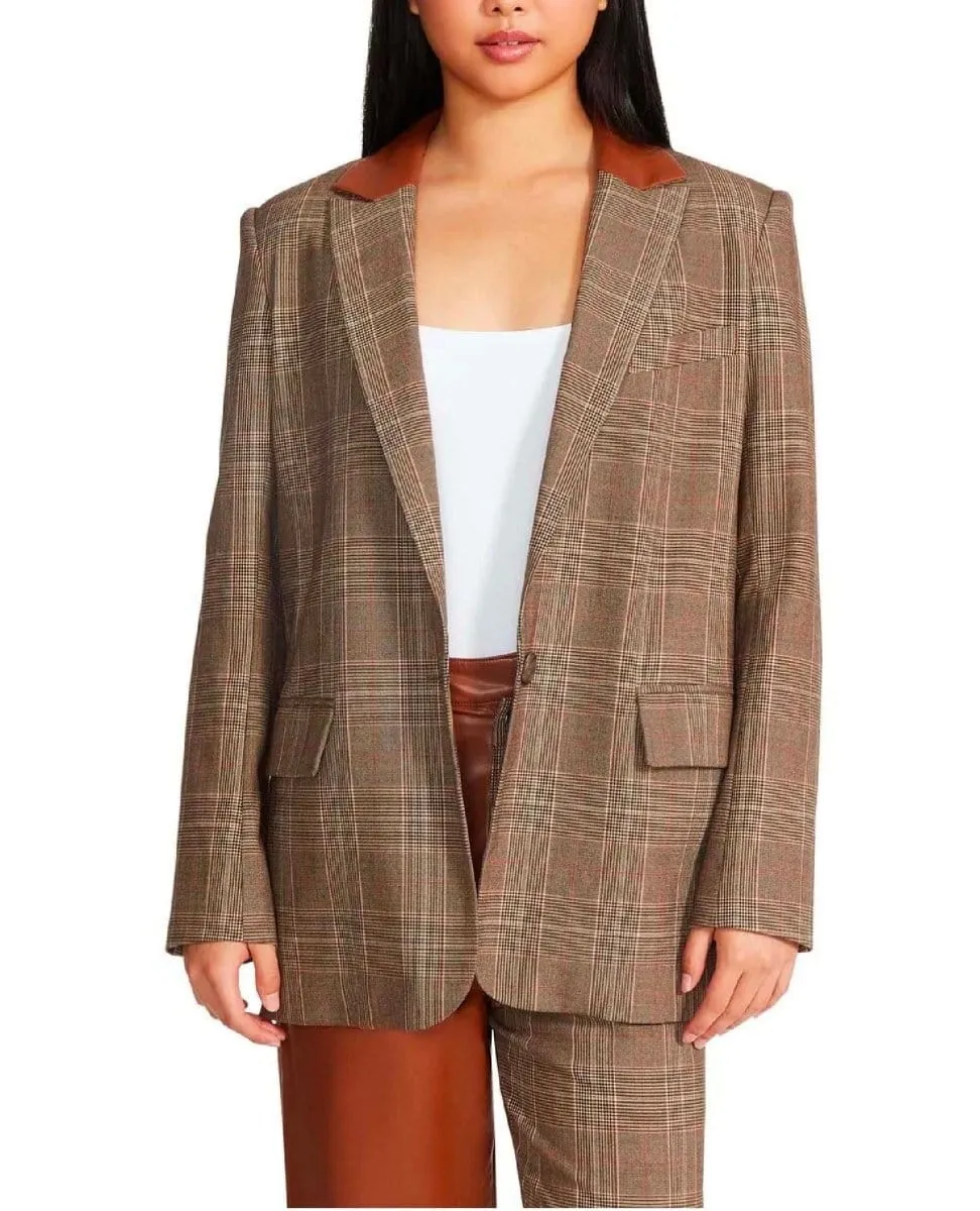 Audrey Vegan Blazer Chicory Coffee