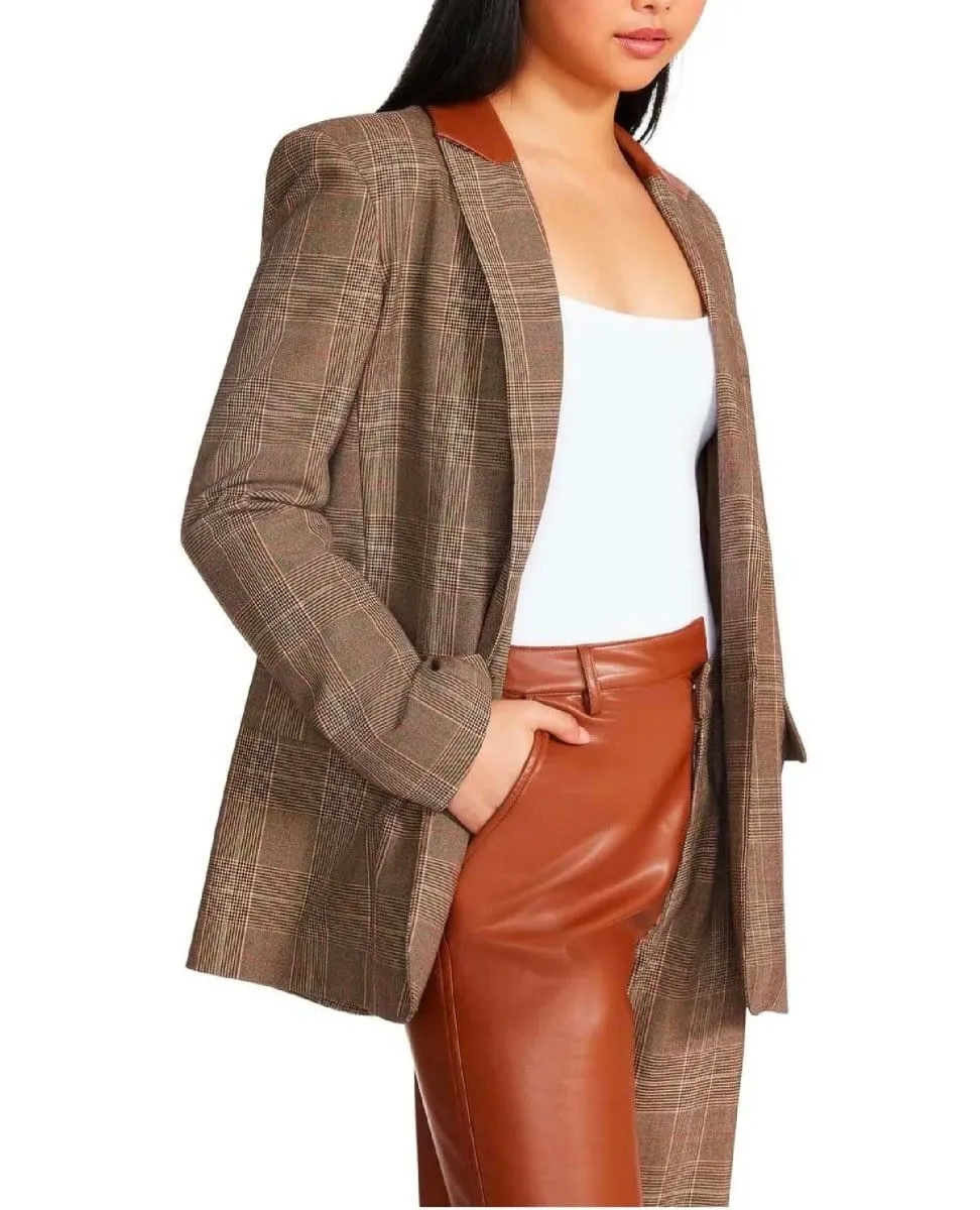 Audrey Vegan Blazer Chicory Coffee