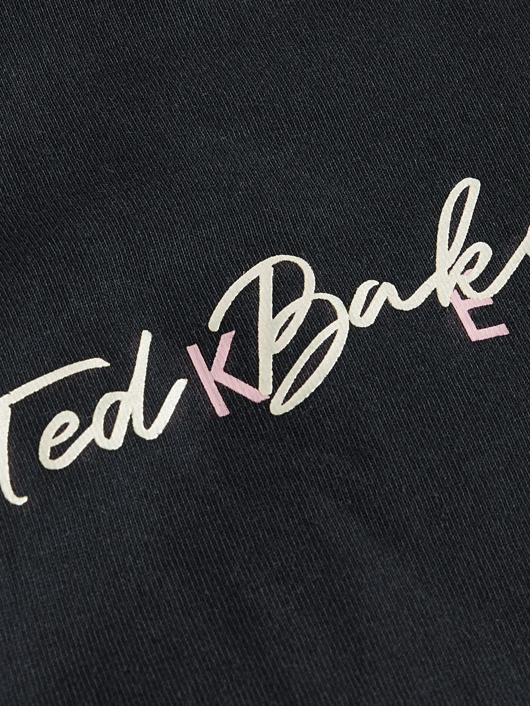 Baker by Ted Baker Multi Printed Long Sleeve 100% Cotton T-Shirts 3 Pack