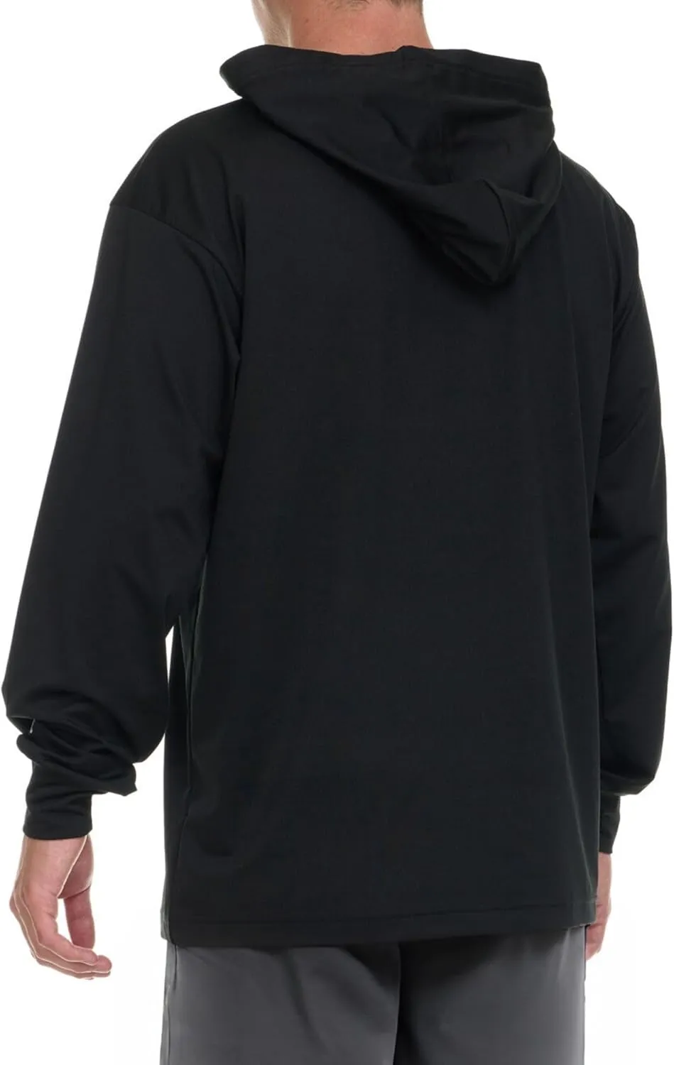 Billabong Hooded Rash Guard for Men Big and Tall, UPF 50  Long Sleeve Swim Shirt