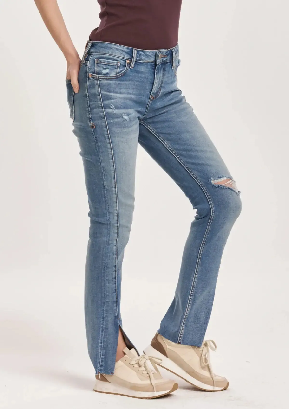 Blaire High-Rise Straight Jeans - Bossa