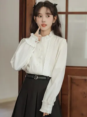 Blouse Girly Lace Elegant