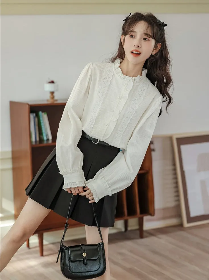 Blouse Girly Lace Elegant