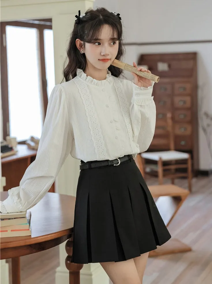 Blouse Girly Lace Elegant