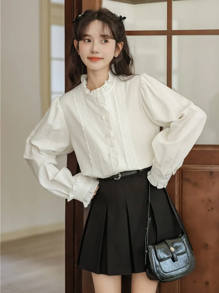 Blouse Girly Lace Elegant