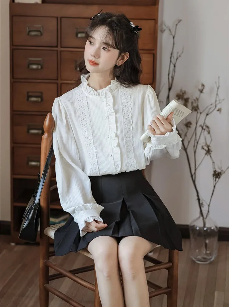 Blouse Girly Lace Elegant