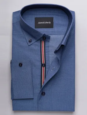 BLUE BUTTON-DOWN SHIRT