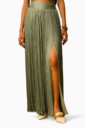Blue Mia Ruched Skirt
