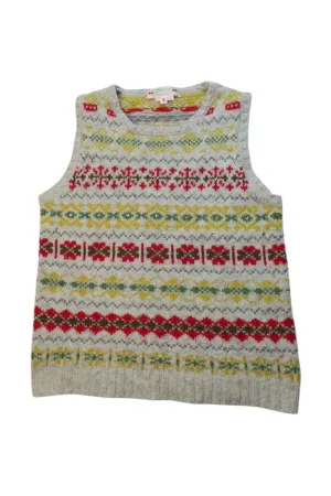 Bonpoint Fair Isle Sweater Vest 8Y
