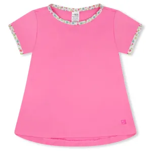 Bridget Basic Tee | Flamingo Pink, Petal Pop