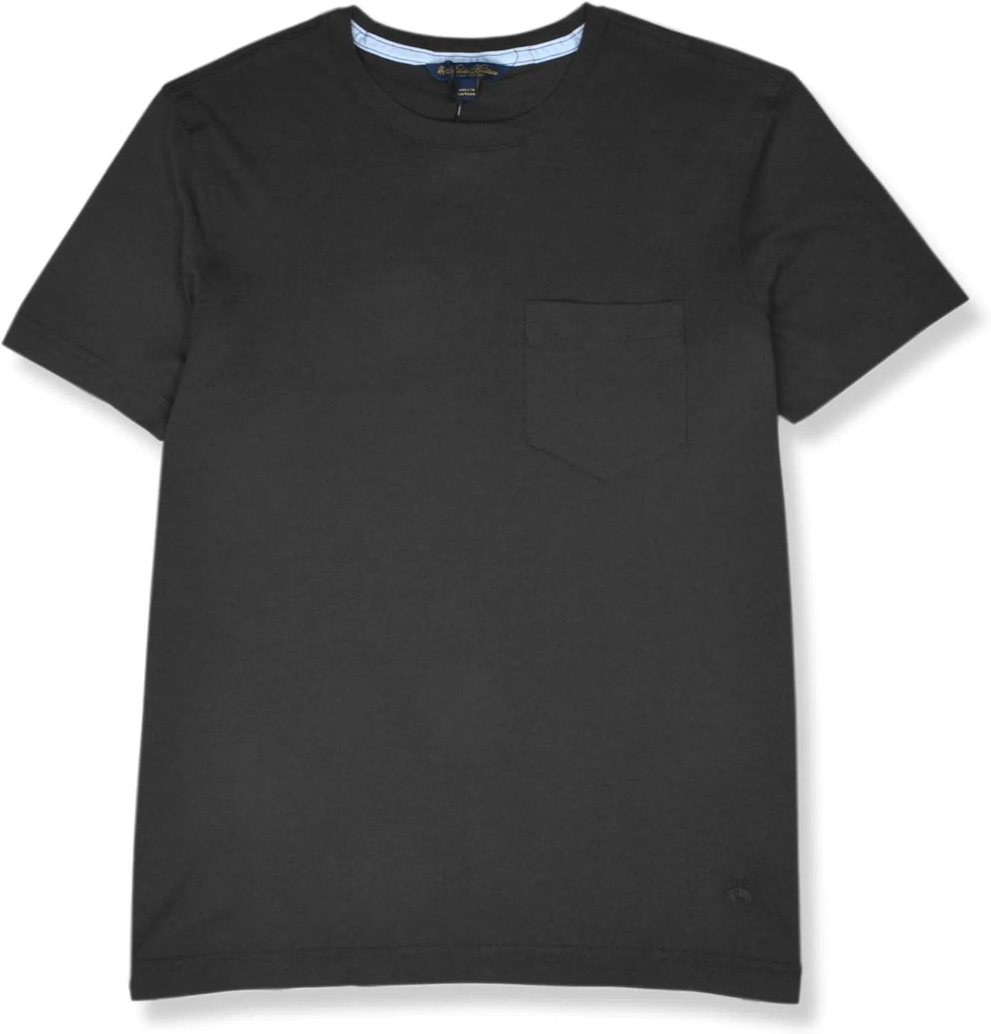 Brooks Brothers Men's Supima Cotton Golden Fleece Embroidery Crewneck Pocket Tee T-Shirt,