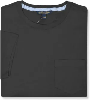Brooks Brothers Men's Supima Cotton Golden Fleece Embroidery Crewneck Pocket Tee T-Shirt,