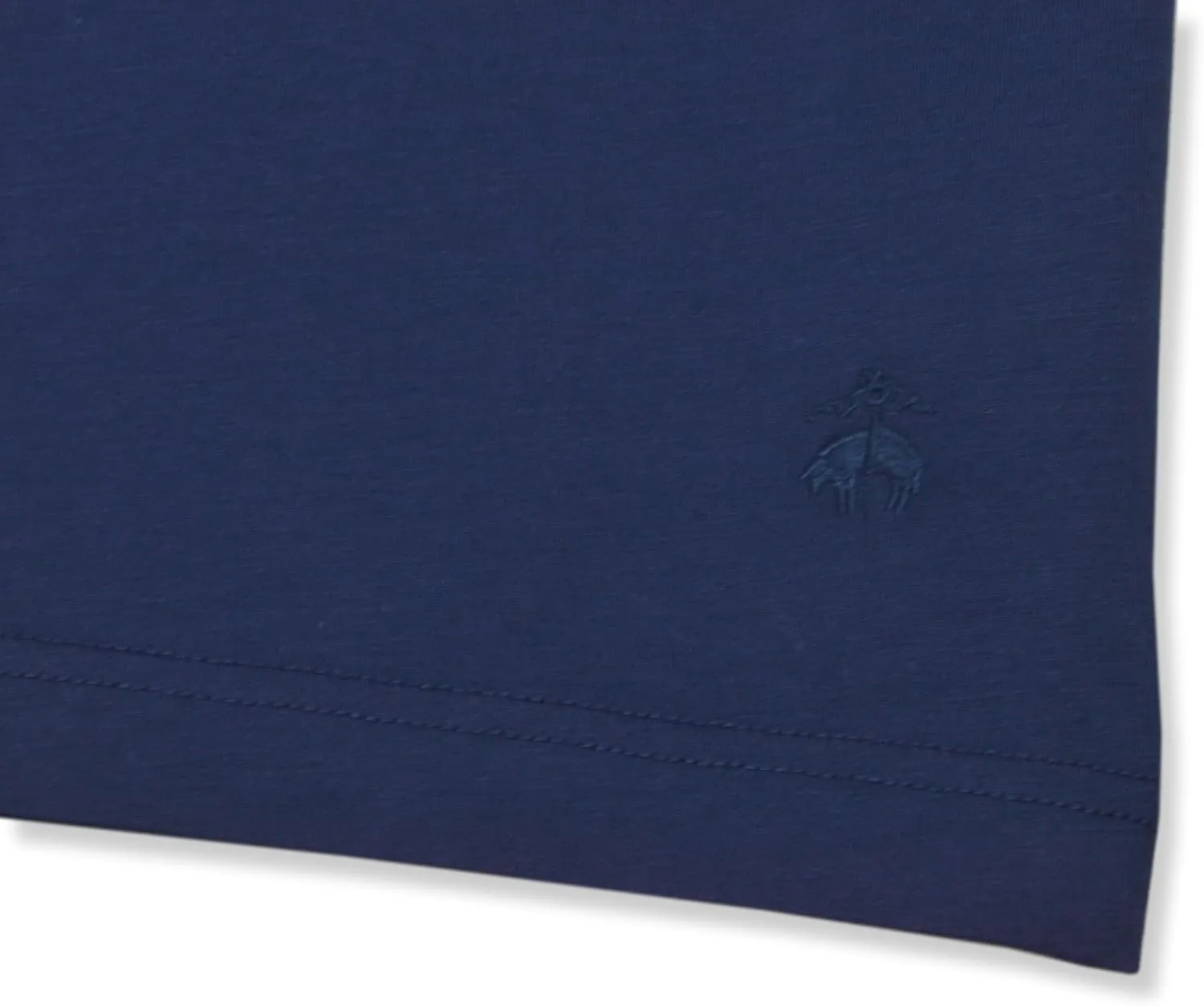Brooks Brothers Men's Supima Cotton Golden Fleece Embroidery Crewneck Pocket Tee T-Shirt,