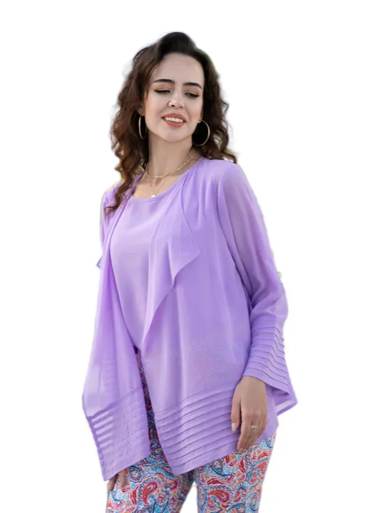 Cardigan Sheer Pleat SALE