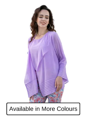Cardigan Sheer Pleat SALE