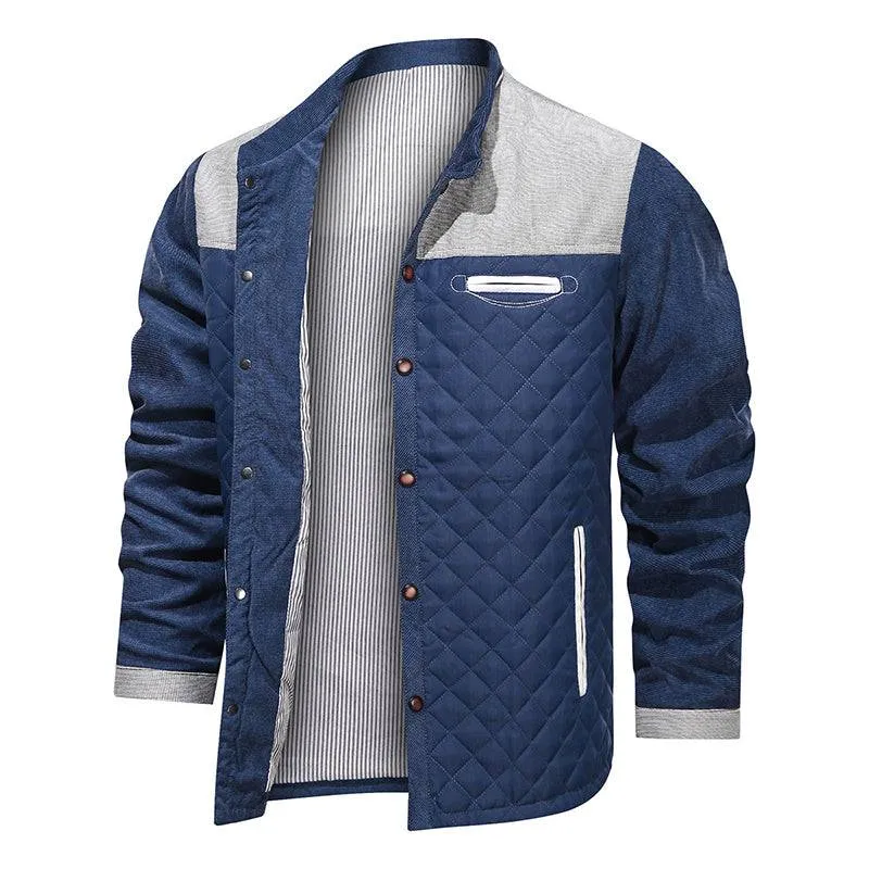 Casual Men's Patchwork Jacket