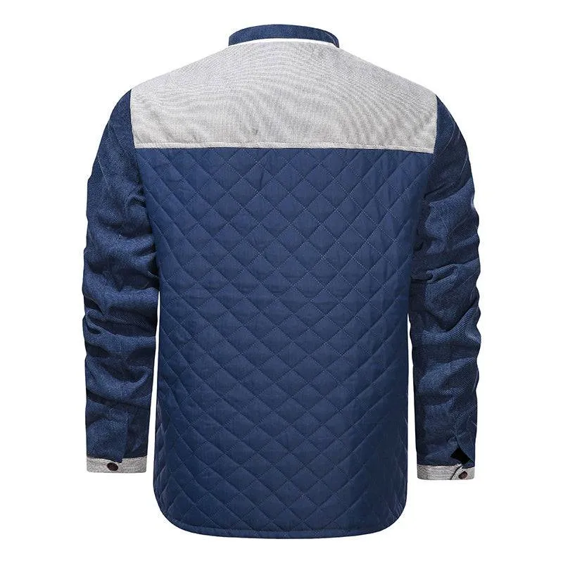 Casual Men's Patchwork Jacket