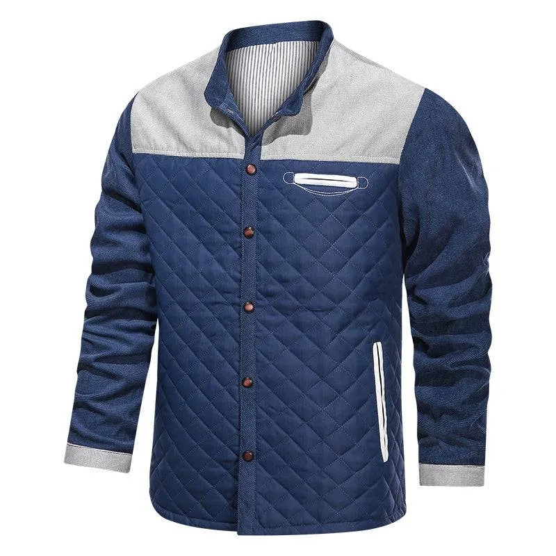Casual Men's Patchwork Jacket