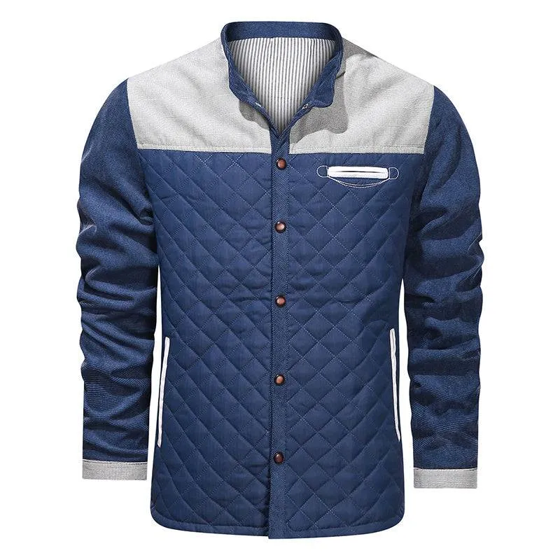 Casual Men's Patchwork Jacket
