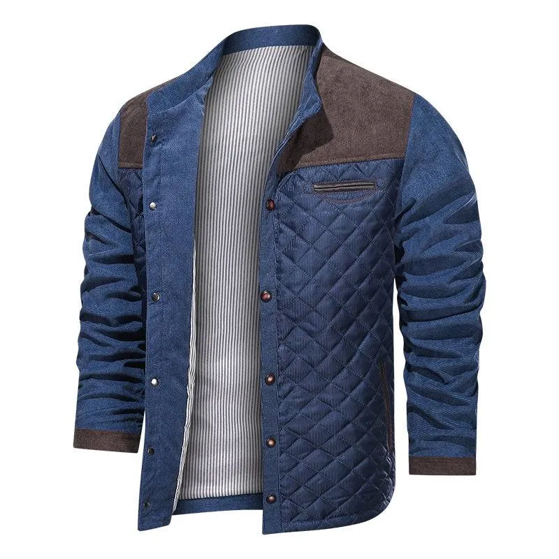 Casual Men's Patchwork Jacket