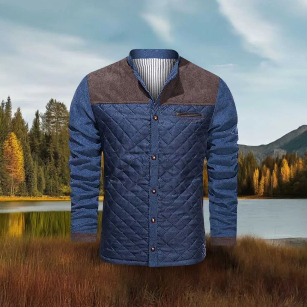 Casual Men's Patchwork Jacket
