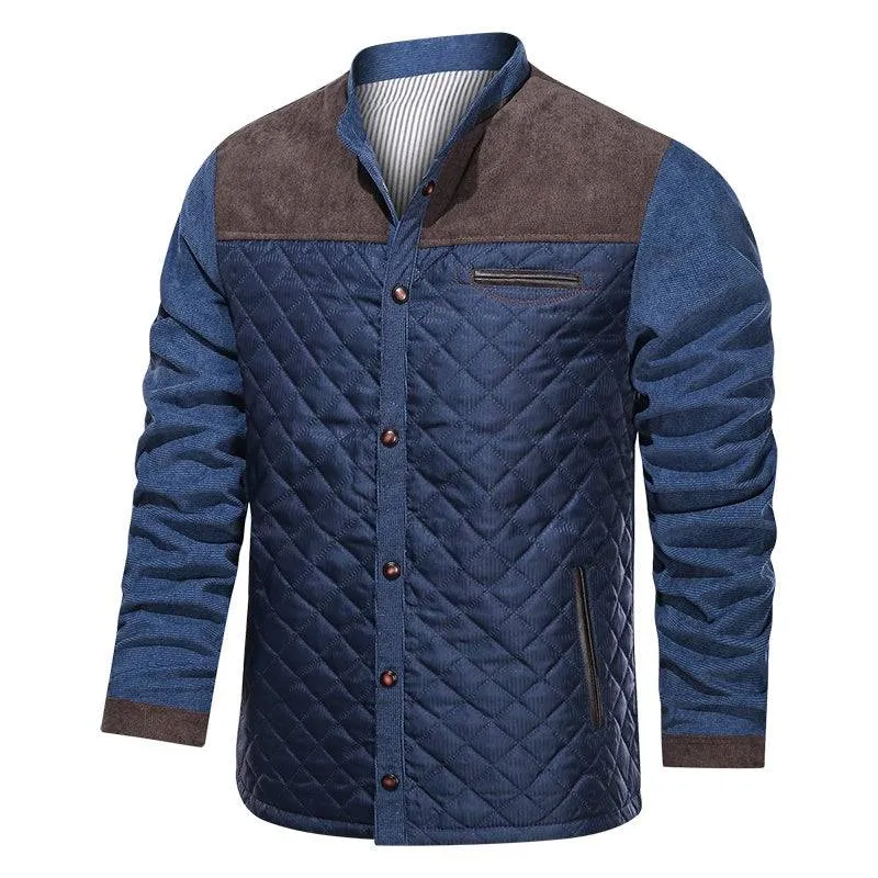 Casual Men's Patchwork Jacket