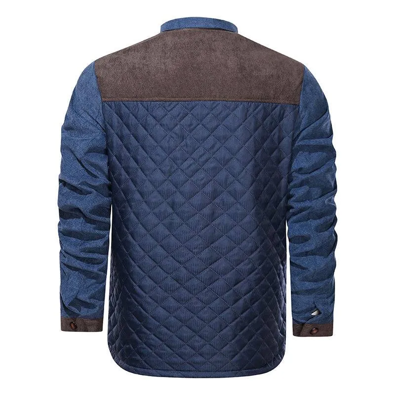 Casual Men's Patchwork Jacket