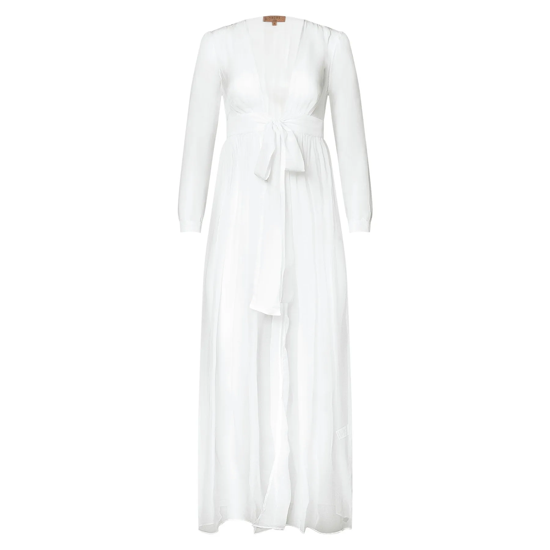 Chiffon dress white