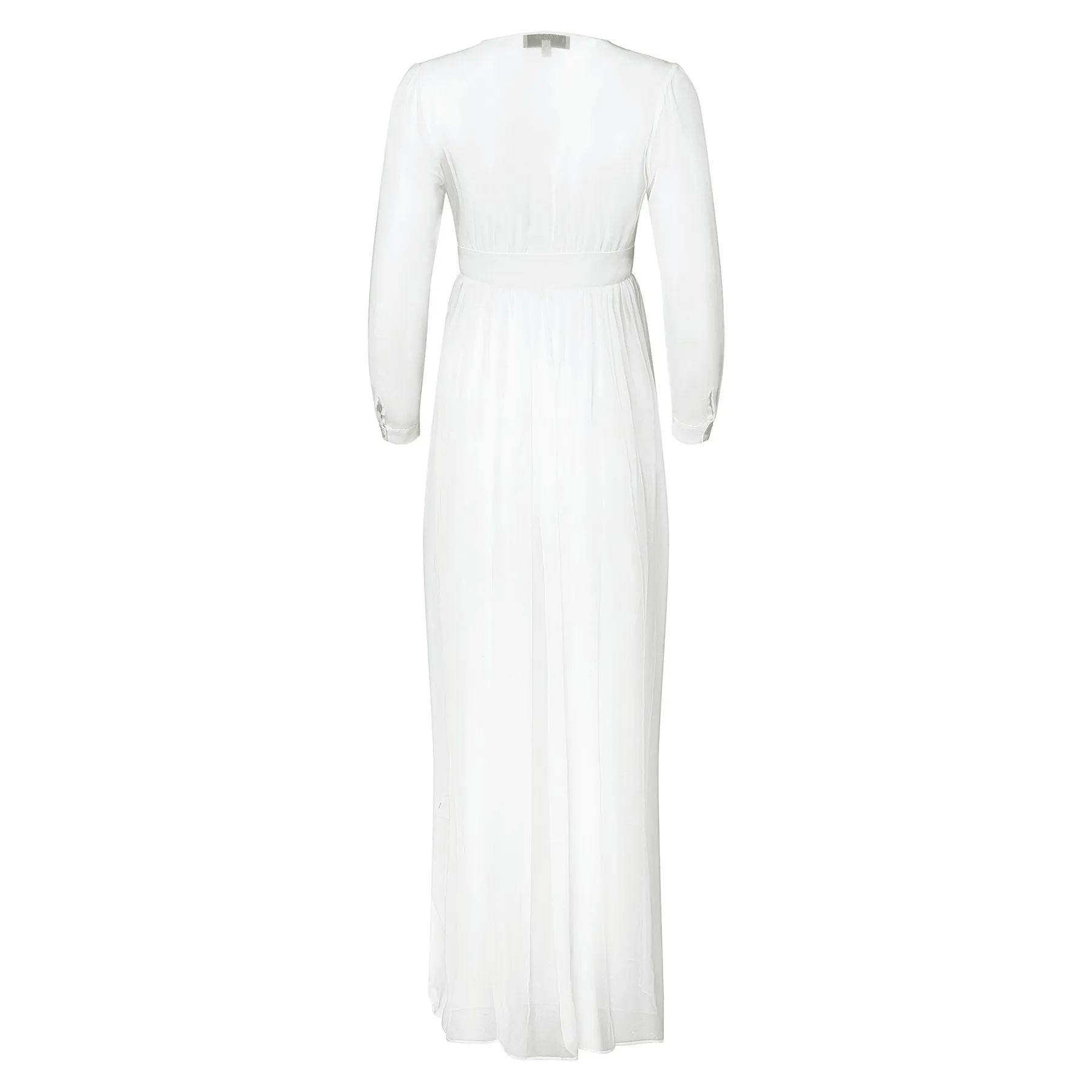 Chiffon dress white