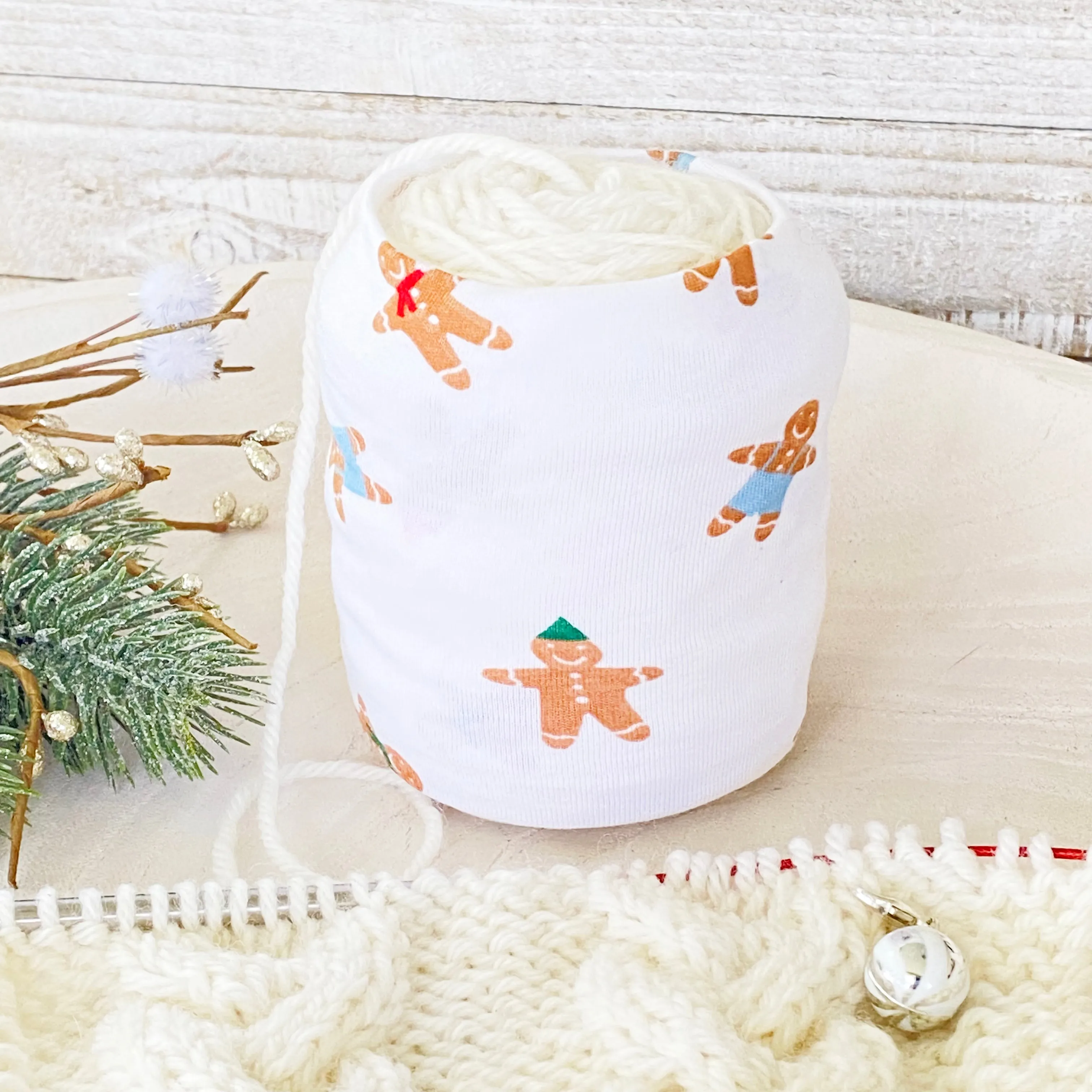 Christmas Gingerbread Man Skein Coat