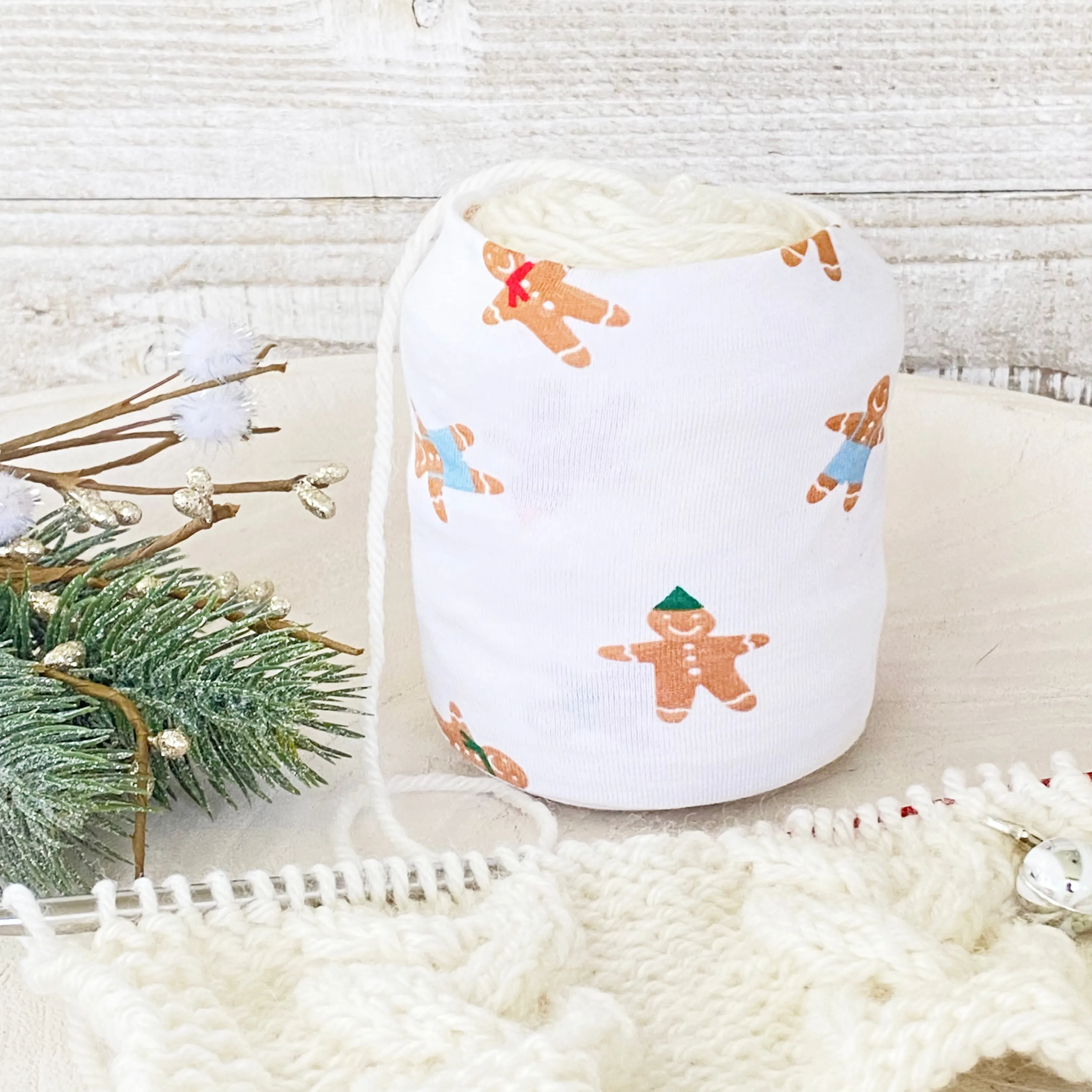 Christmas Gingerbread Man Skein Coat