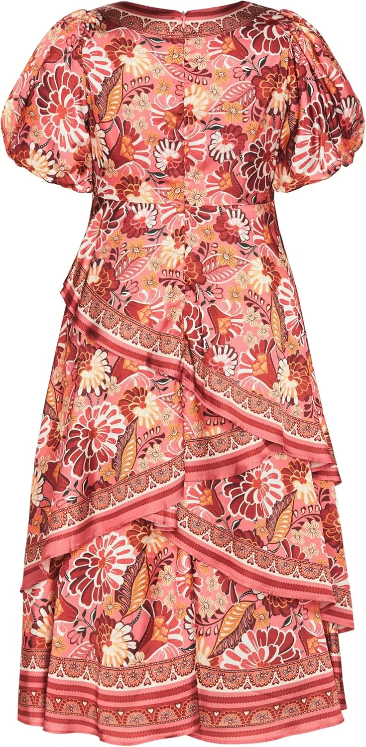 City Chic Women's Plus Size Drama Queen Dress