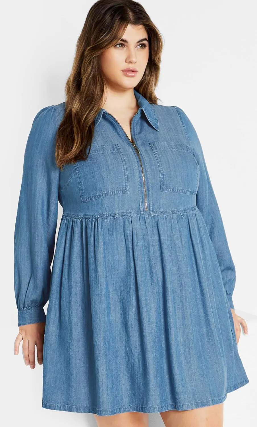 City Chic Women's Plus Size Dress-Brayden Mini