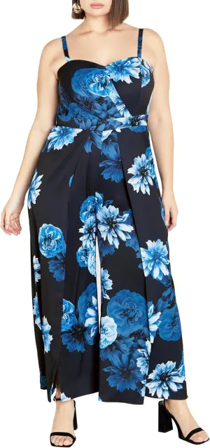 City Chic Women's Plus Size Jumpsuit - Abigail Print