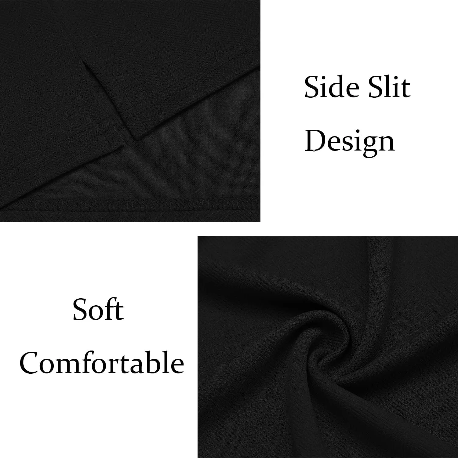 COOFANDY Men's Casual Button Down Shirts Short Sleeve Regular Fit Untucked Dress Shirts Knit Textured