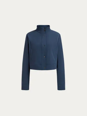 Cropped shell jacket