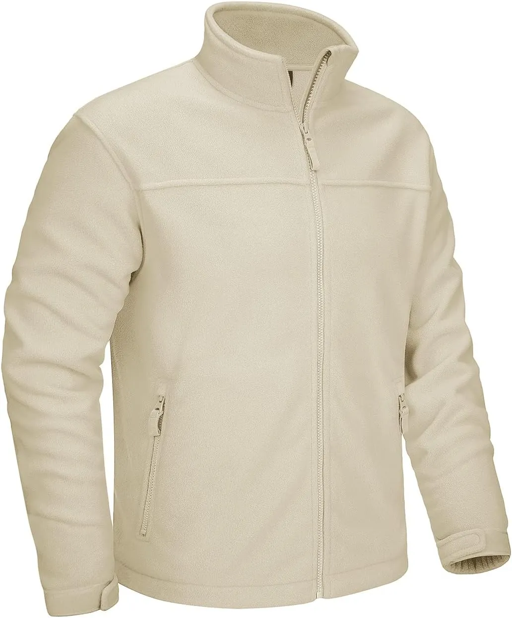 CRYSULLY Men's Fleece Tactical Military Jacket Winter Full Zip Warm Thicken Military Coats