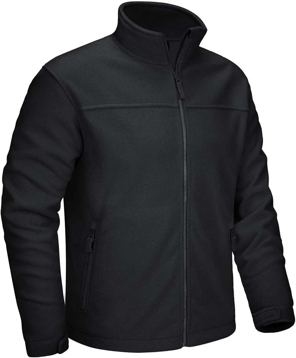 CRYSULLY Men's Fleece Tactical Military Jacket Winter Full Zip Warm Thicken Military Coats