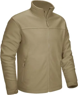 CRYSULLY Men's Fleece Tactical Military Jacket Winter Full Zip Warm Thicken Military Coats