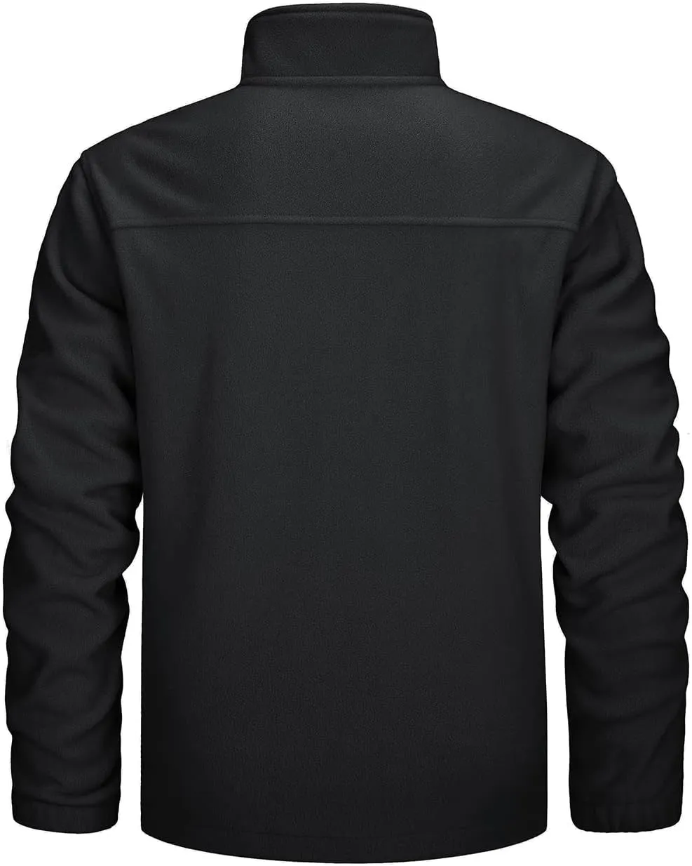 CRYSULLY Men's Fleece Tactical Military Jacket Winter Full Zip Warm Thicken Military Coats