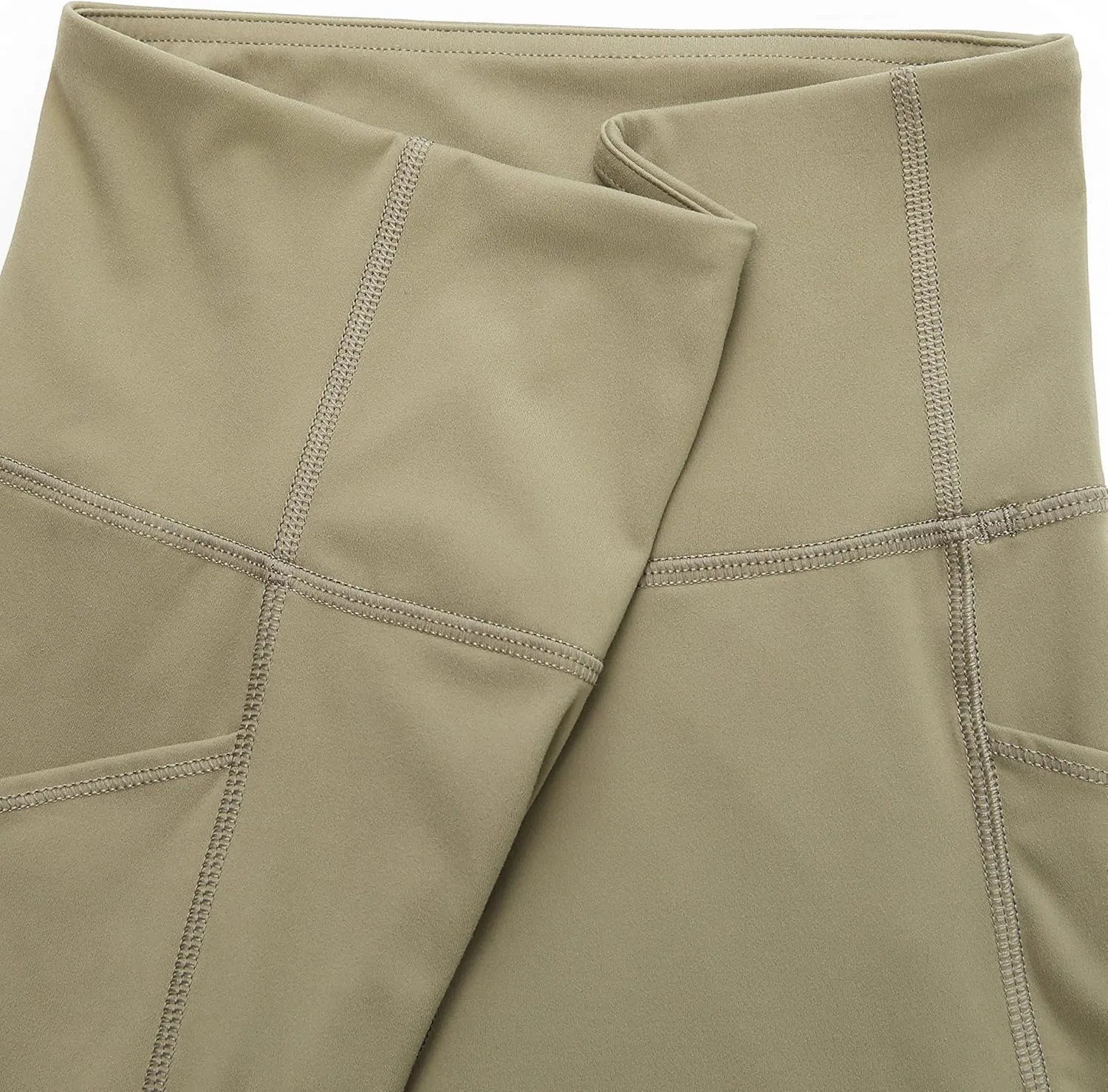 CRZ YOGA Womens Brushed Naked Feeling Workout Leggings 25" - High Waisted Gym Athletic Tummy Control Yoga Pants with Pockets