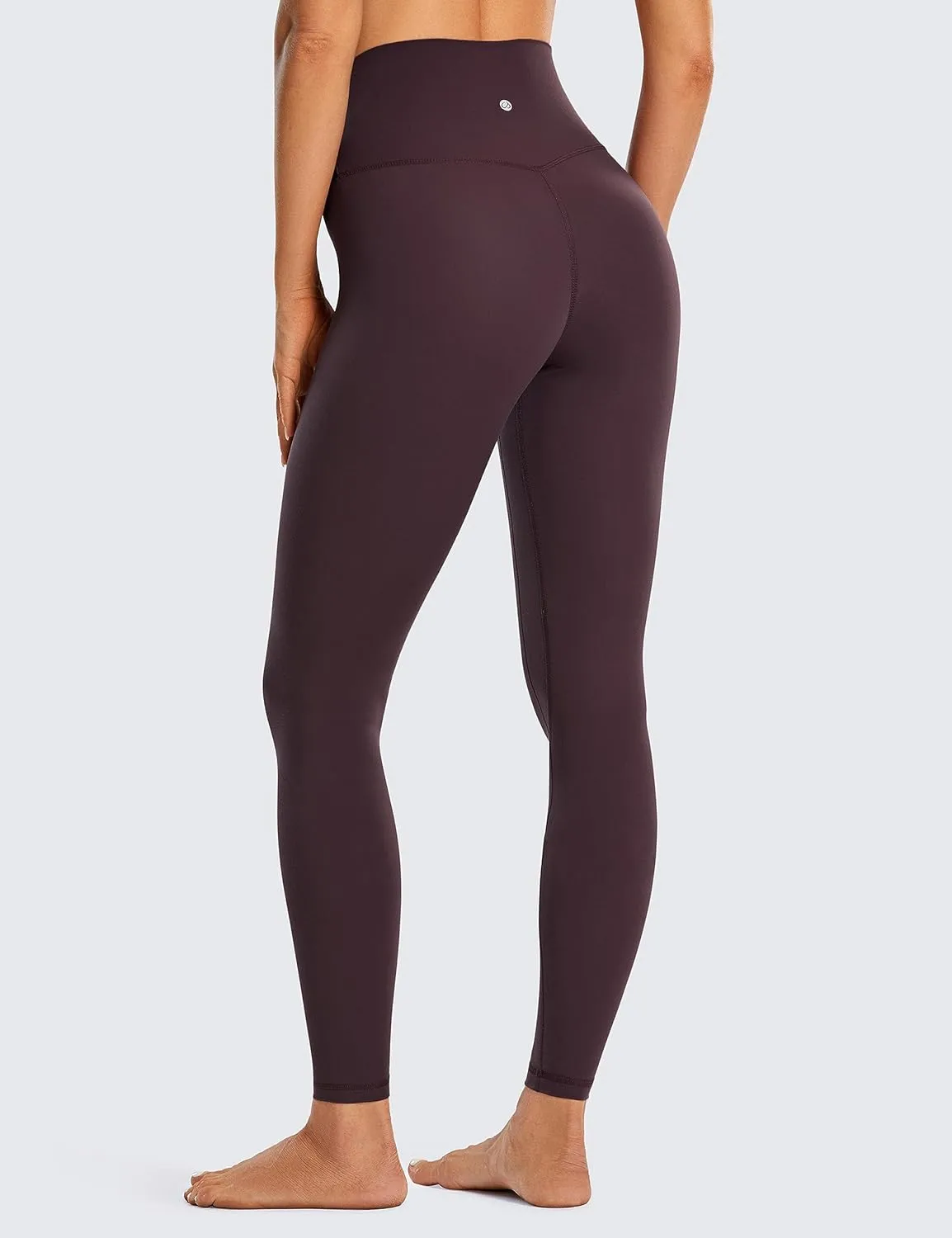 CRZ YOGA Womens Brushed Naked Feeling Workout Leggings 28"- High Waisted Gym Compression Tummy Control Yoga Pants