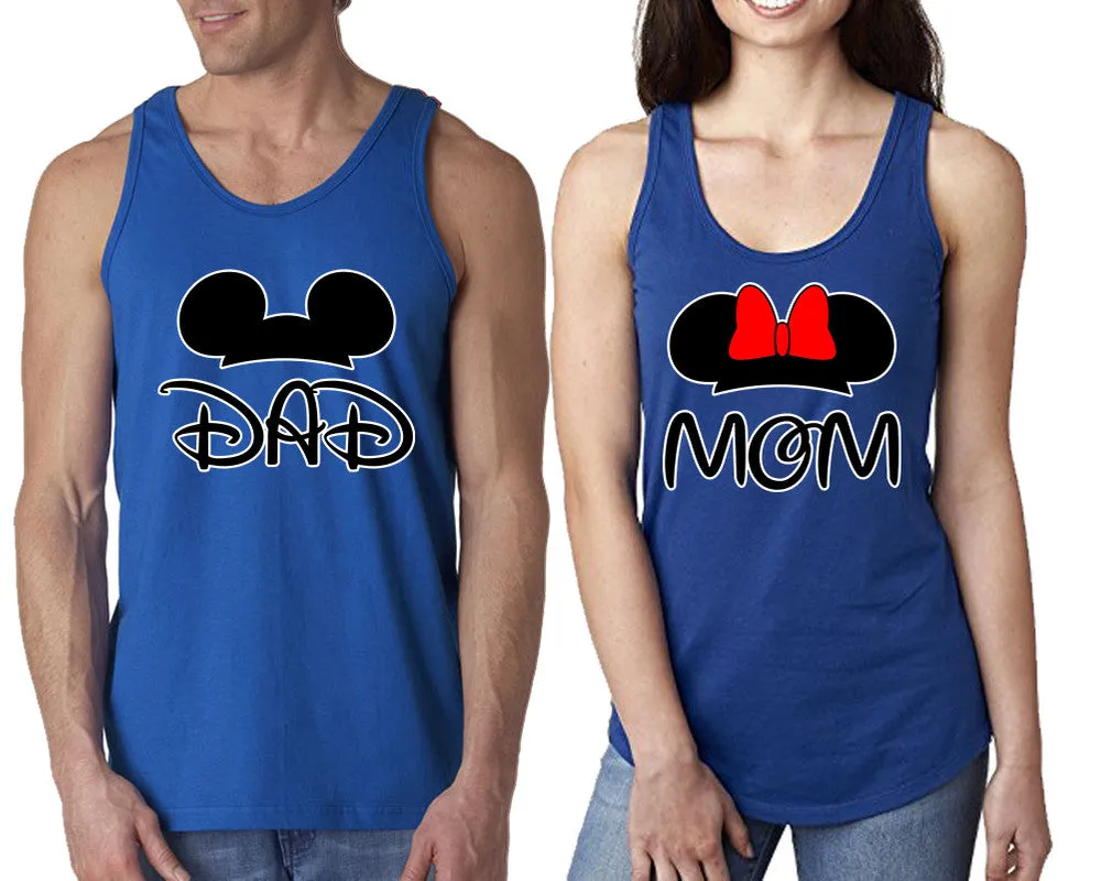 Dad & Mom Couple Matching Tank Tops – Comfortable & Stylish | Sold Separately in Unisex Sizes