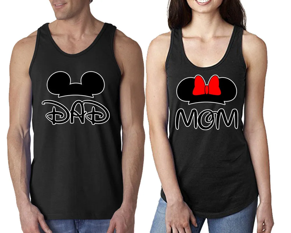 Dad & Mom Couple Matching Tank Tops – Comfortable & Stylish | Sold Separately in Unisex Sizes